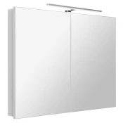 GRETA mirror cabinet incl. LED light, 101x70x14cm, white matt - Bela mat barva - 101x70x14 cm - Sapho - GRETA - 24 - MDF/laminat - 1010 - 700 - 140 - IP44 - 568 - 8 - LED - 14