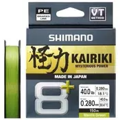 Shimano Kairiki 8+ Mantis Green 150m 0.16mm/9.8kg
