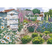 The House of Puzzles - Puzzle Medeni zajčki - 500 kosov