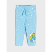 Sinsay - Jogger pantalone The Smurfs - svetlo plava