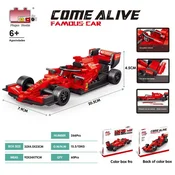 Formula F1 za sastavljanje od 266 dijelova - crvena