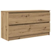 Vidaxl TV omarica artisan hrast 100x35x54 cm inženirski les