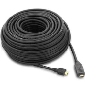 PremiumCord HDMI High Speed z eth. kablom z ojačevalnikom, 15 m, 3x zaščita, M/M, pozlačeni konektorji, črn