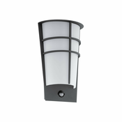 ZUNANJA STENSKA SVETILKA 2xLED 2X2,5W, ANTRACITNO/BELA, Z BREGANZO 1 SENZORJEM 96018