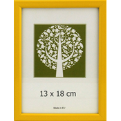 Karako Foto okvir 13x18 cm, plastika, namizni, stenski, 10-A rumena