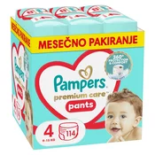Pampers Pelene Monthly pack Premium Pants, Velicina 4, pakovanje od 114 komada
