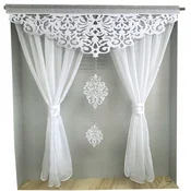 shumee Moderna zavesa AGNES TERRACE BALCONY dnevna soba lambrequin AŻUR glamur 300x250