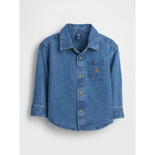 GAP Baby Denim Oversize Shirt Big Shirt - Boys