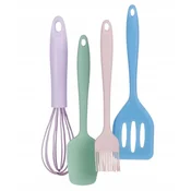 Koopman Silikonski set za peko pastelnih tort, 4 kosi