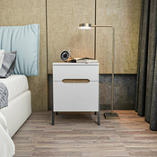 HANAH HOME Noćni stočić Neva Walnut White