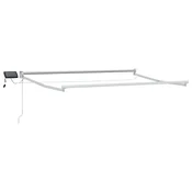 Vidaxl Električni zložljivi okvir tende Bela 3,5 x 2 m Aluminij