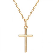 Ogrlica Usual Cross - Zlata KP34221