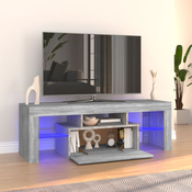 TV ormaric s LED svjetlima boja hrasta sonome 120 x 35 x 40 cm
