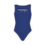 VIVID Enodelne kopalke temno modra/črna/bela