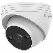 STRONG IP kamera TUR05DL0-P/ Turret/ PoE/ LAN/ 5Mpix/ 2,8 mm objektiv/ dvojni vid/ ONVIF/ bela