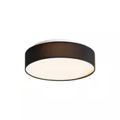 Pametna stropna svetilka črna 35 cm vklj. LED in daljinski upravljalnik - Flat Drum