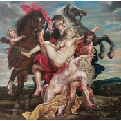 Po Rubensu, 90x90 cm