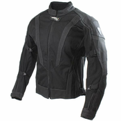 Cappa Racing Moška motoristična jakna SEPANG, usnje/tekstil, črna XXL