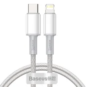 USB-C v Lightning pleten kabel Baseus Smart s PD 20W polnjenjem - 1m - bel
