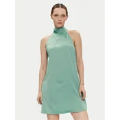 YAS Cocktail obleka Dottea 26032326 Zelena Slim Fit