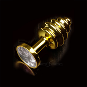 Kovinski analni čep s kristalom Jewellery Plug