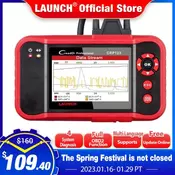 LAUNCH X431 CRP123 OBD2 Professional Automotive Scanner Engine ABS SRS AT Code Reader Car Diagnostic Tools Free Update pk CR3008