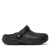 Črni moški copati iz umetnega krzna Crocs