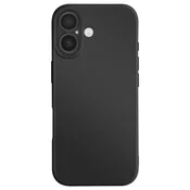 AVIZAR Ovitek za iPhone 17 iz mehkega silikona z ojačitvijo bloka kamere, Črna, (5000190049)
