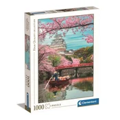 shumee 1000-delna sestavljanka. Grad Himeji spomladi.