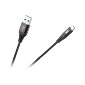 shumee USB - USB micro REBEL kabel 200 cm črn