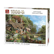 King - Puzzle Riverside dom u Bloomu - 1 000 dijelova