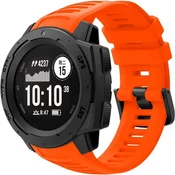 GS Silikonski pašček za Garmin Instinct/Instinct 2, oranžen