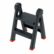 UNI LADDER, enostranski, rdeč, 470 x 435 x 600 mm