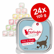24x100g Var.pak.Feringa pladnji meš.pak. I (6vrst) hrana za mačke