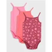 Sinsay - Pamucni bodi na bretele 3 pack - maroon