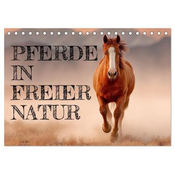 Pferde in freier Natur (Tischkalender 2026 DIN A5 quer), CALVENDO Monatskalender