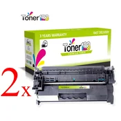 Komplet HP 59X/CF259X/LaserJet Pro M304a, LaserJet Pro M404dn, M404dw, M404dn, M404n/LaserJet Pro MFP M428dw, M428fdn, M428fdw kompatibilna tonerja (2) - 2 x črna XL