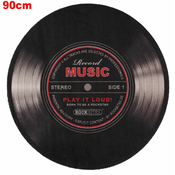 Preproga Record Music - Črna - ROCKBITES - 100995