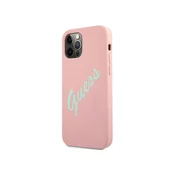 Guess GUHCP12MLSVSPG iPhone 12/12 Pro 6,1 green pink hardcase Silicone Vintage (GUHCP12MLSVSPG)