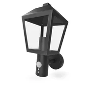 Vrtna LED stenska svetilka s PIR senzorjem, 19,8 x 15 x 29,8 cm, 1 x E27, 15 W