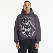 Mikina Nike Standard Issue Mens Brushed Pullover Basketball Hoodie Anthracite/ White/ Pale Ivory XL