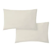 Jastucnice u setu 2 kom od pamucnog perkala 50x75 cm Cotton Percale – Bianca