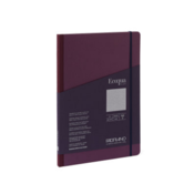 FABRIANO notes Ecoqua plus šiven s platnenim rubom A4 90g 80l crte vino 19297012