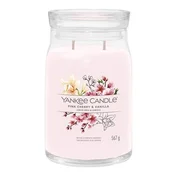 Yankee Candle Svíčka ve skleněné dóze , Růžové třešně a vanilka, 567 g