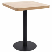 Bistro stol svjetlosmedi 60 x 60 cm MDF
