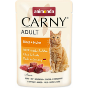 Animonda Carny vrečke 24x85 g - Govedina + piščanec5 % popust na prvi nakup