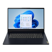 Lenovo IdeaPad 3 Intel® Core™ i5 i5-1235U Laptop 43.9 cm (17.3) Full HD 8 GB DDR4-SDRAM 512 GB SSD Wi-Fi 5 (802.11ac) NoOS Blue