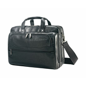 SAMSONITE Colombian Leather 2 Pocket Business Case with 15.6 Laptop Pocket (Black)