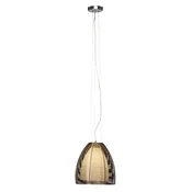 Brilliant Viseča svetilka LED E27 EEK: neodvisno od sijalke (A++ - E) 60 W Brilliant Relax 61171/53 Bronasta, Krom