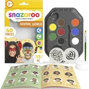 Snazaroo Komplet 8 barv za obraz - Svet živali